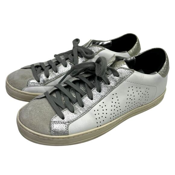 P448 Women's John Reflex sneakers all over white - 7 - Picture 1 of 10
